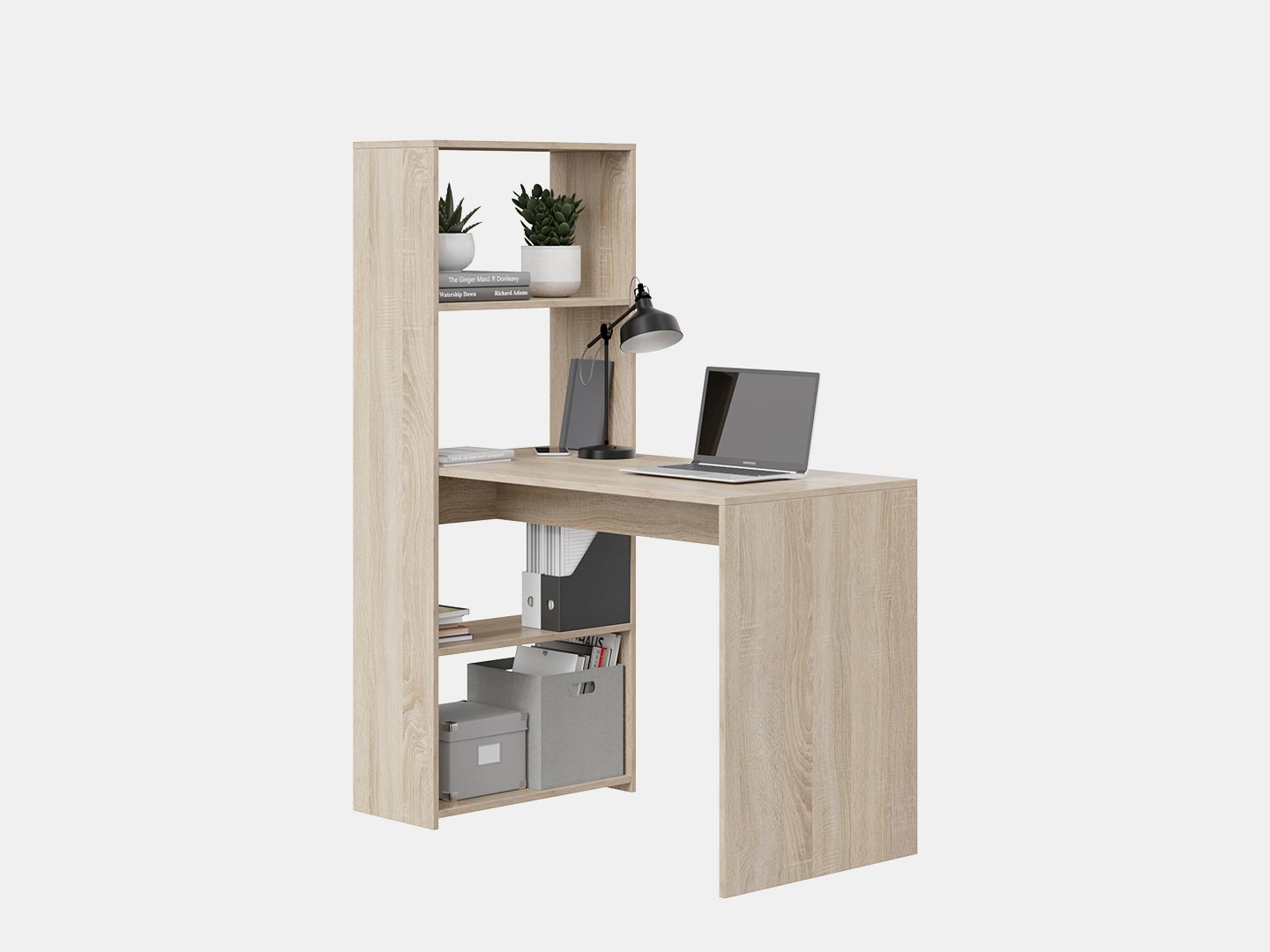 Письменный стол с полками «Фьюжн» Тип 12